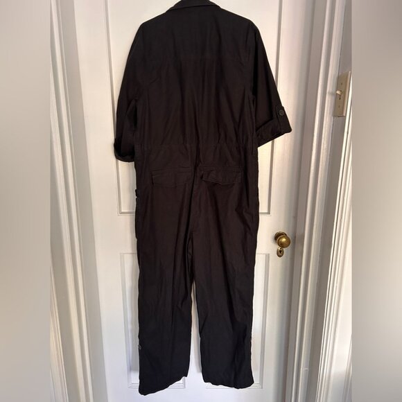 Women’s Black Banana Republic Utility Jumpsuit in Lightweight Cotton M - Picture 11 of 12